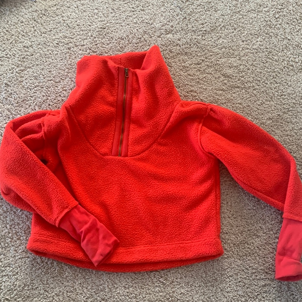 Free people half zip fleece